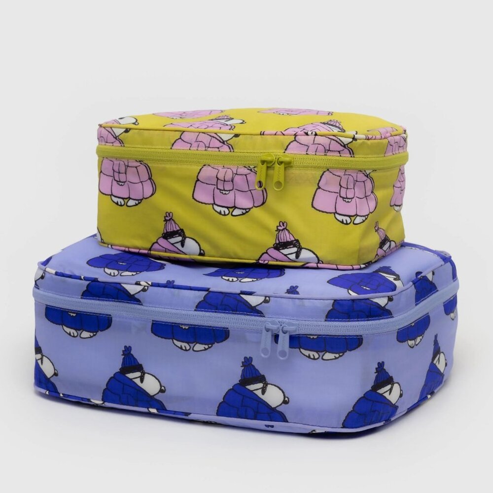 NWT Baggu Packing Cube Set - Puffer Snoopy